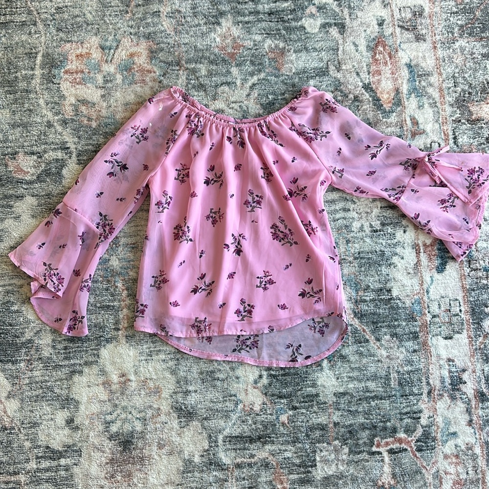 Girls Off the Shoulder Top